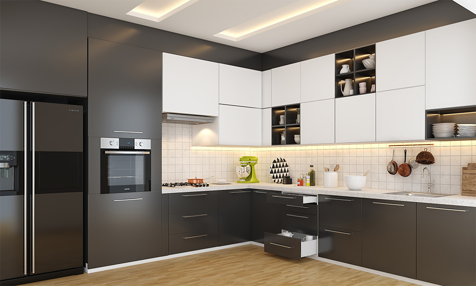 l shaped kitchen interior design