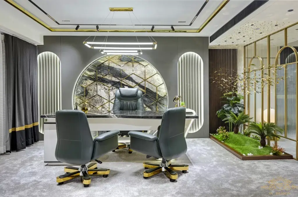 real estate office interior